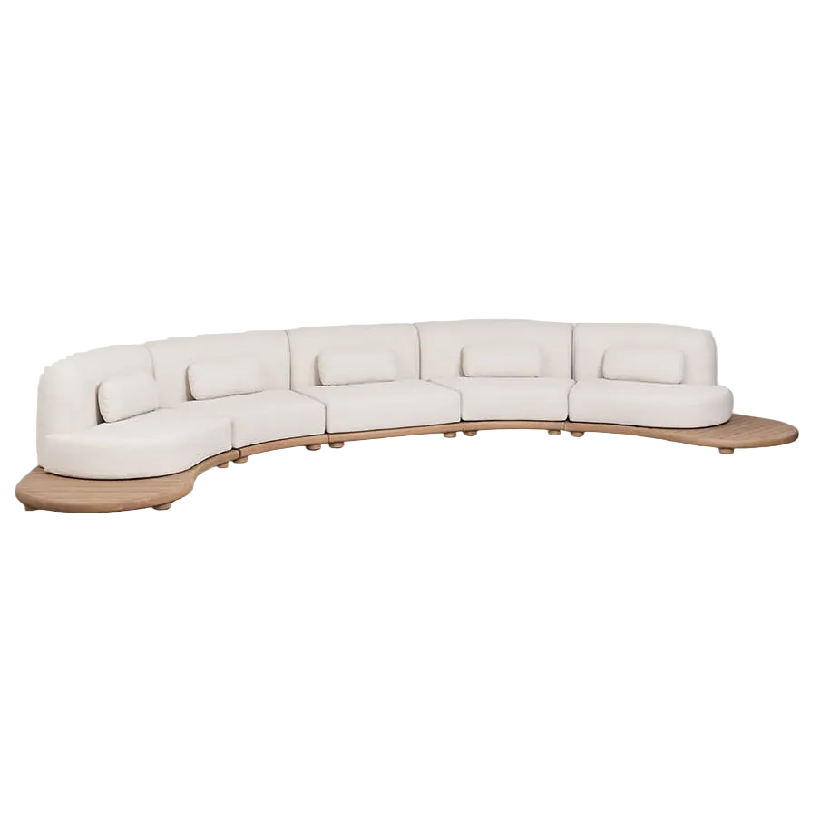 Sofa NEXO, 5-piece, curved