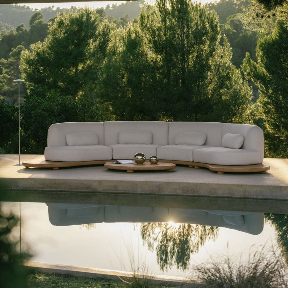 NEXO sofa, 4-piece, curved