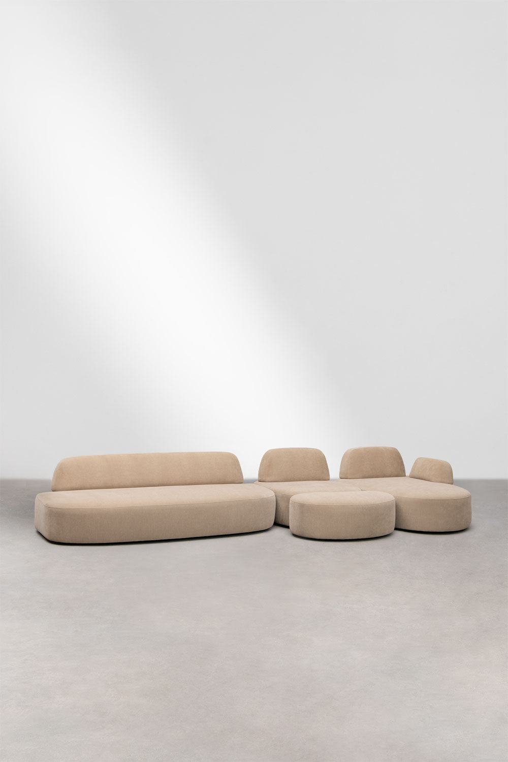 Modulinė sofa DZORELA – artimas planas