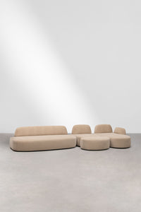 Modulinė sofa DZORELA – artimas planas