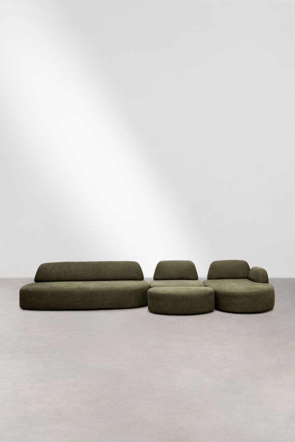 Modulinė sofa DZORELA – artimas planas