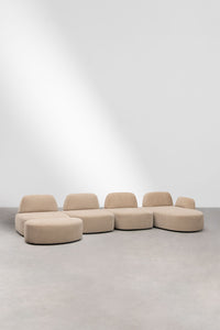 Modulinė sofa DZORELA – artimas planas