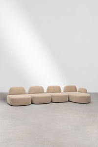 Modulinė sofa DZORELA – artimas planas