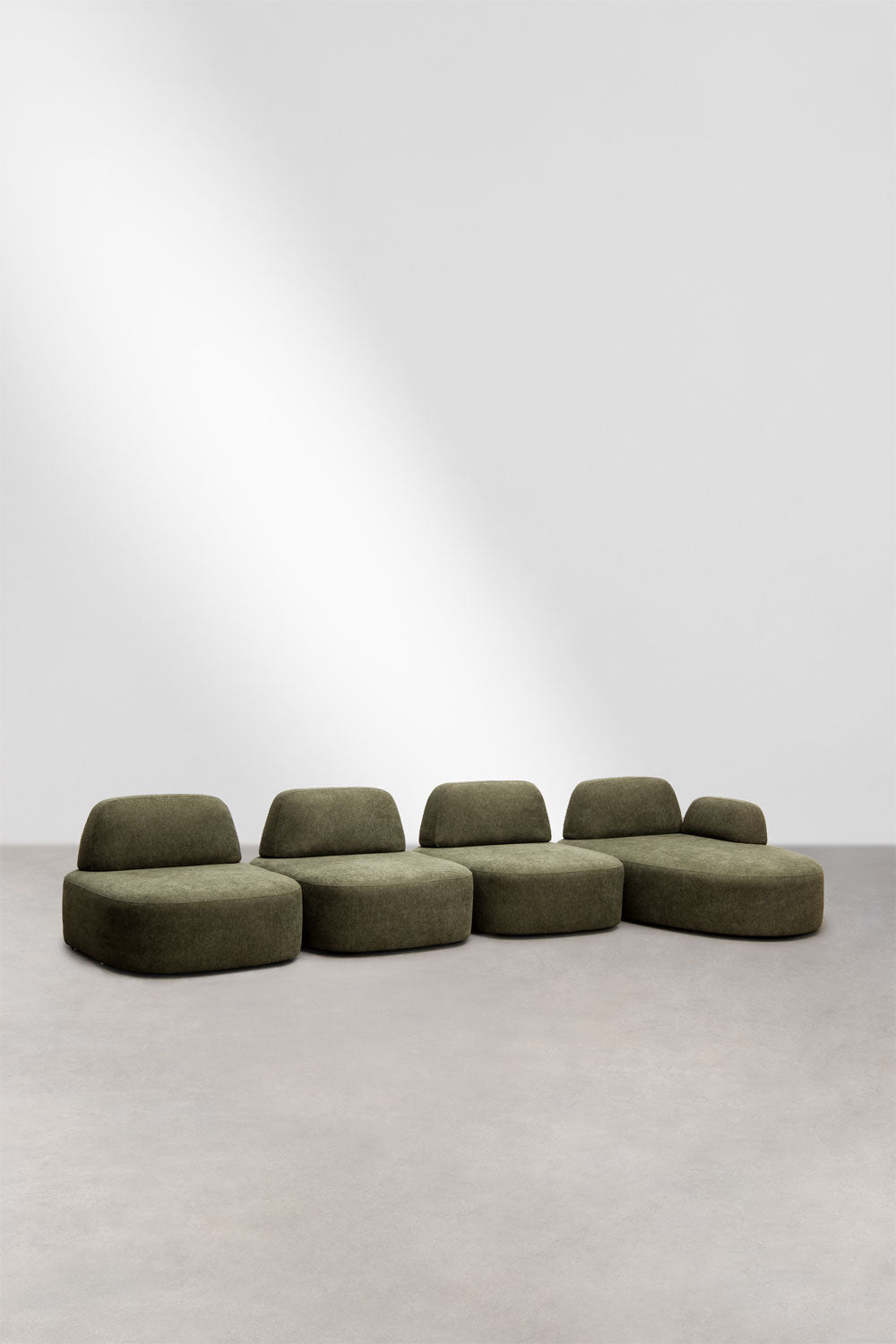 Modulinė sofa DZORELA – artimas planas