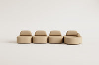 Modulinė sofa DZORELA – vaizdas iš šono