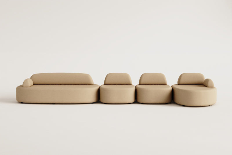 Modulinė sofa DZORELA – vaizdas iš viršaus