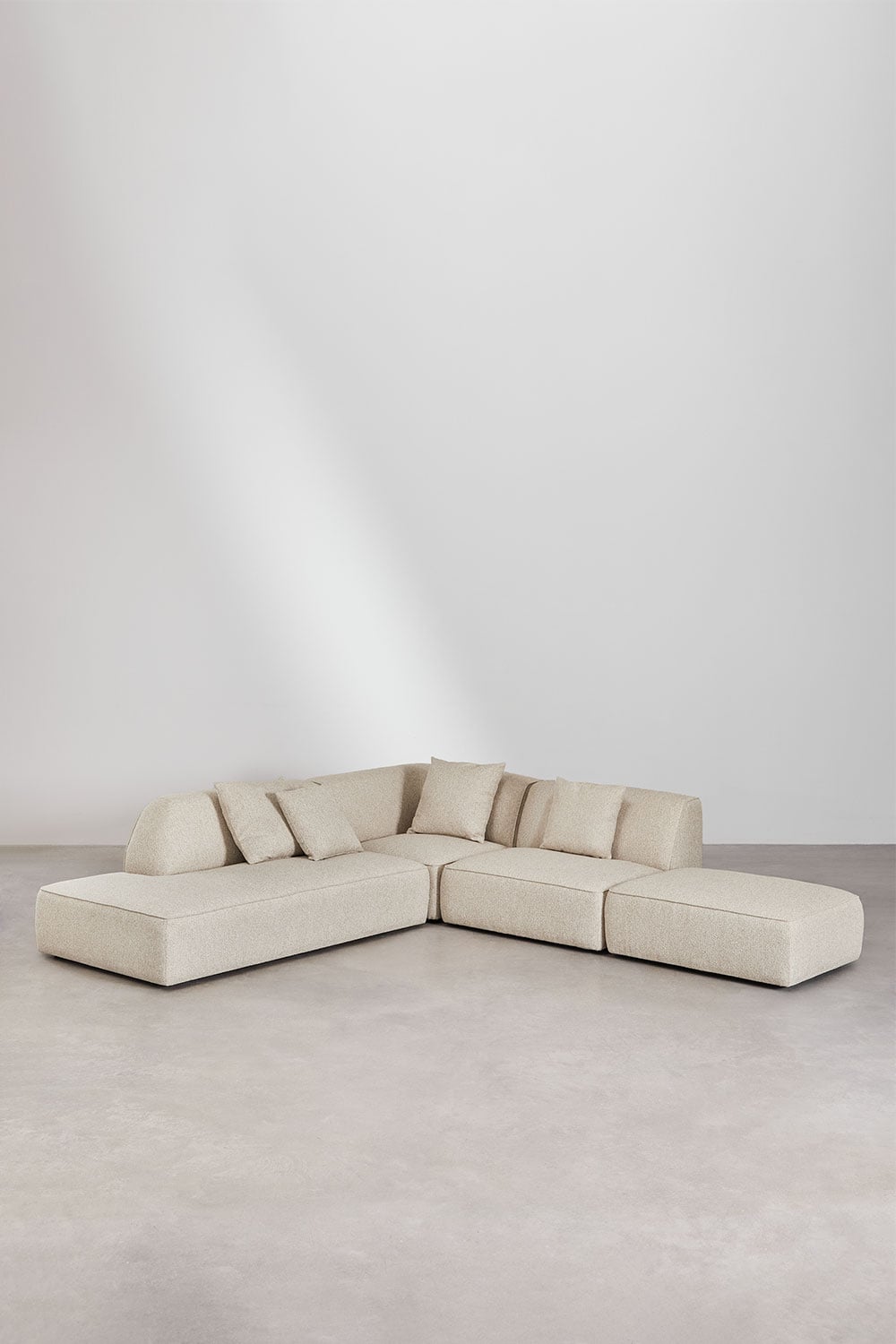 Modulinė kampinė sofa KARDENA vaizdas 3/4 kampu