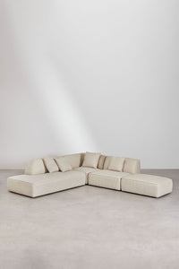 Modulinė kampinė sofa KARDENA vaizdas 3/4 kampu
