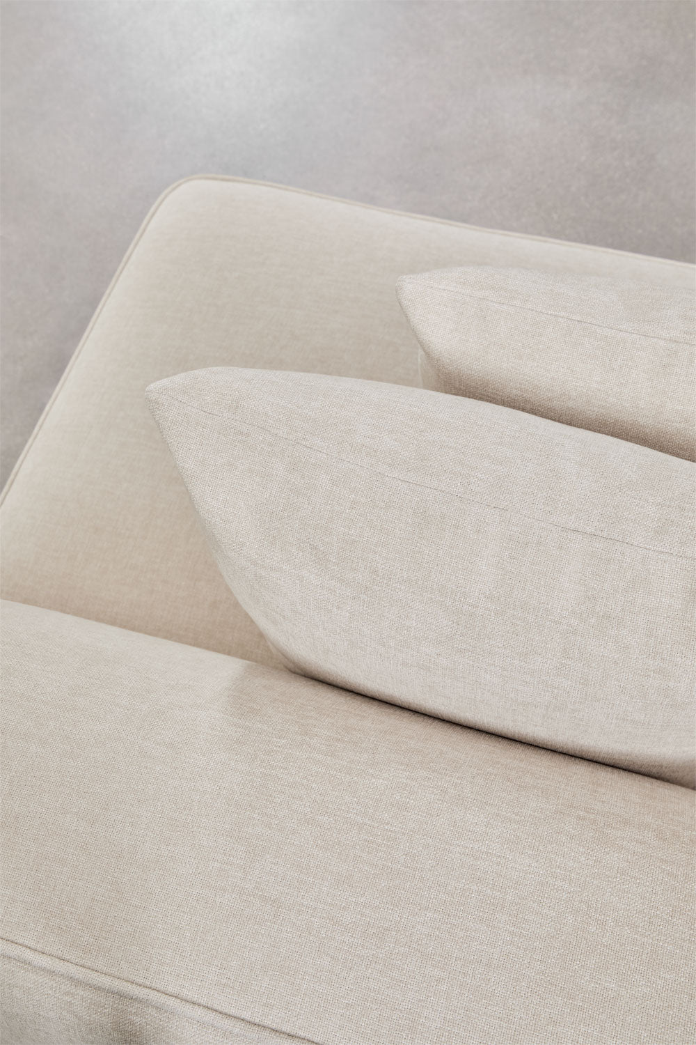 Modulinė kampinė sofa KARDENA su gultu ir pufu – detalus vaizdas