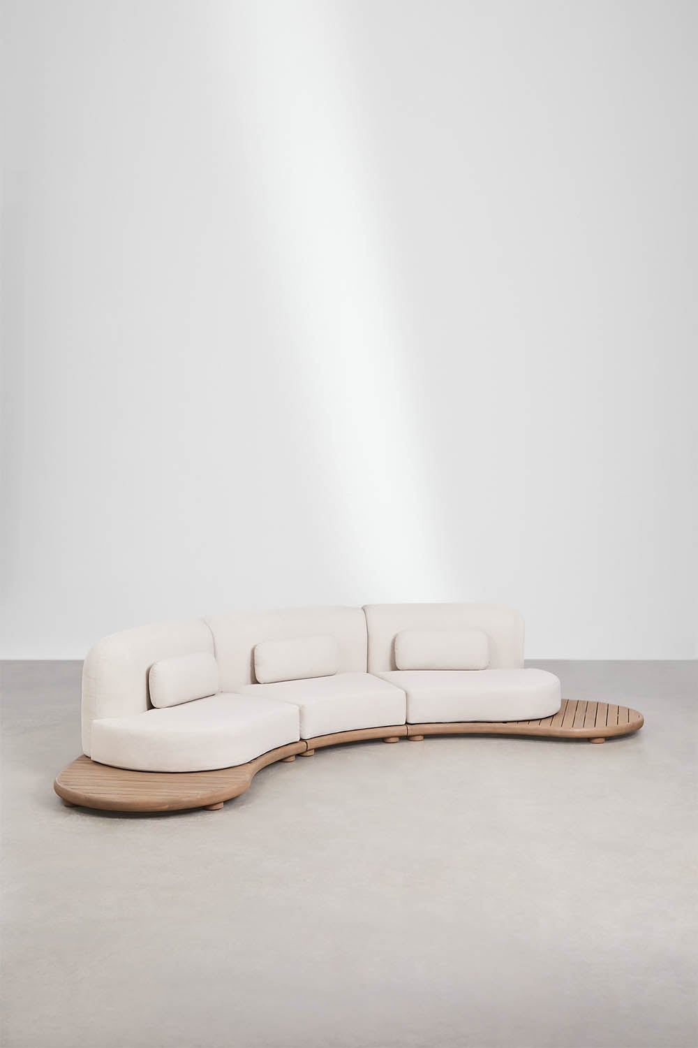 Sofa NEXO, 3-seater, curved