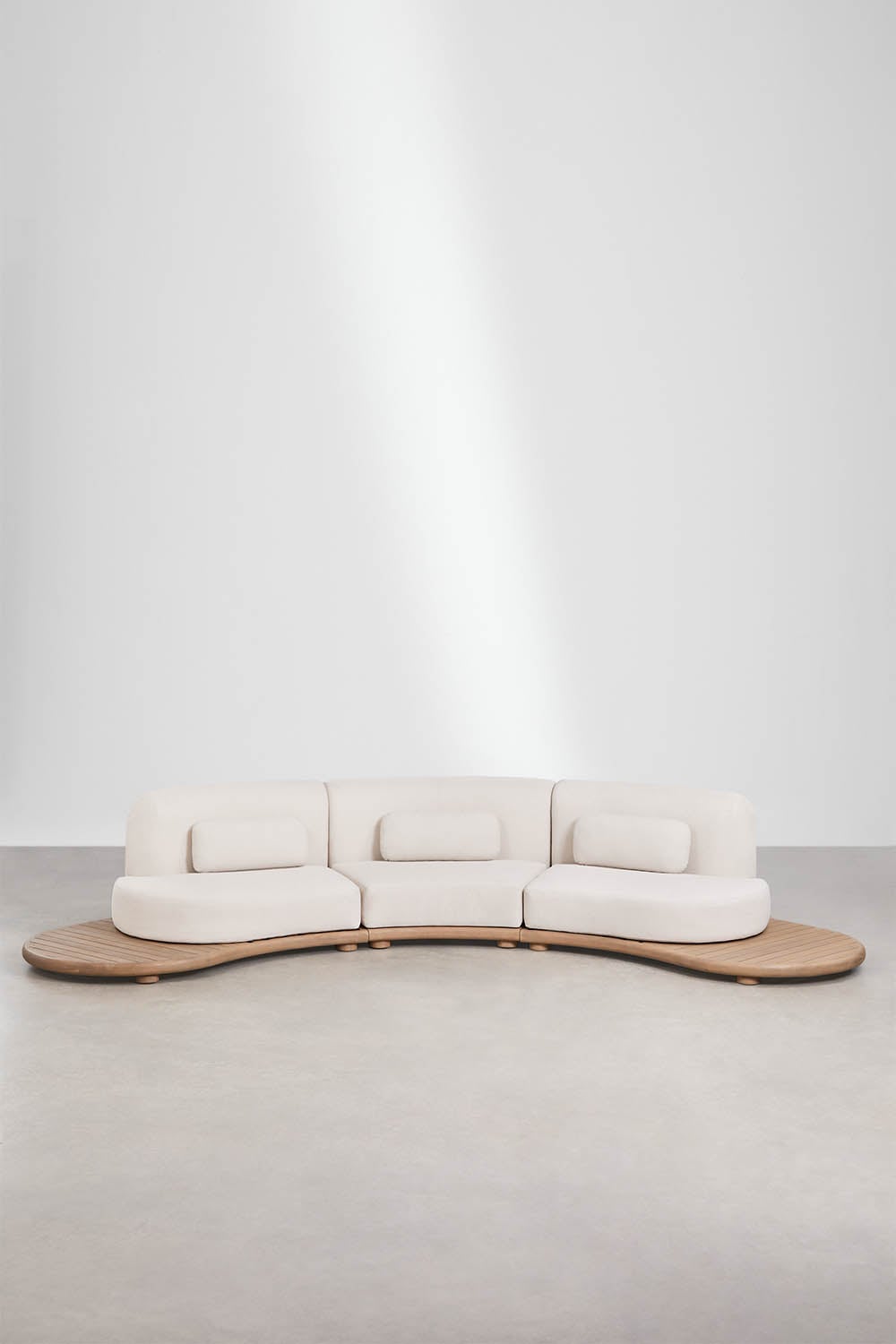 Sofa NEXO, 3-seater, curved