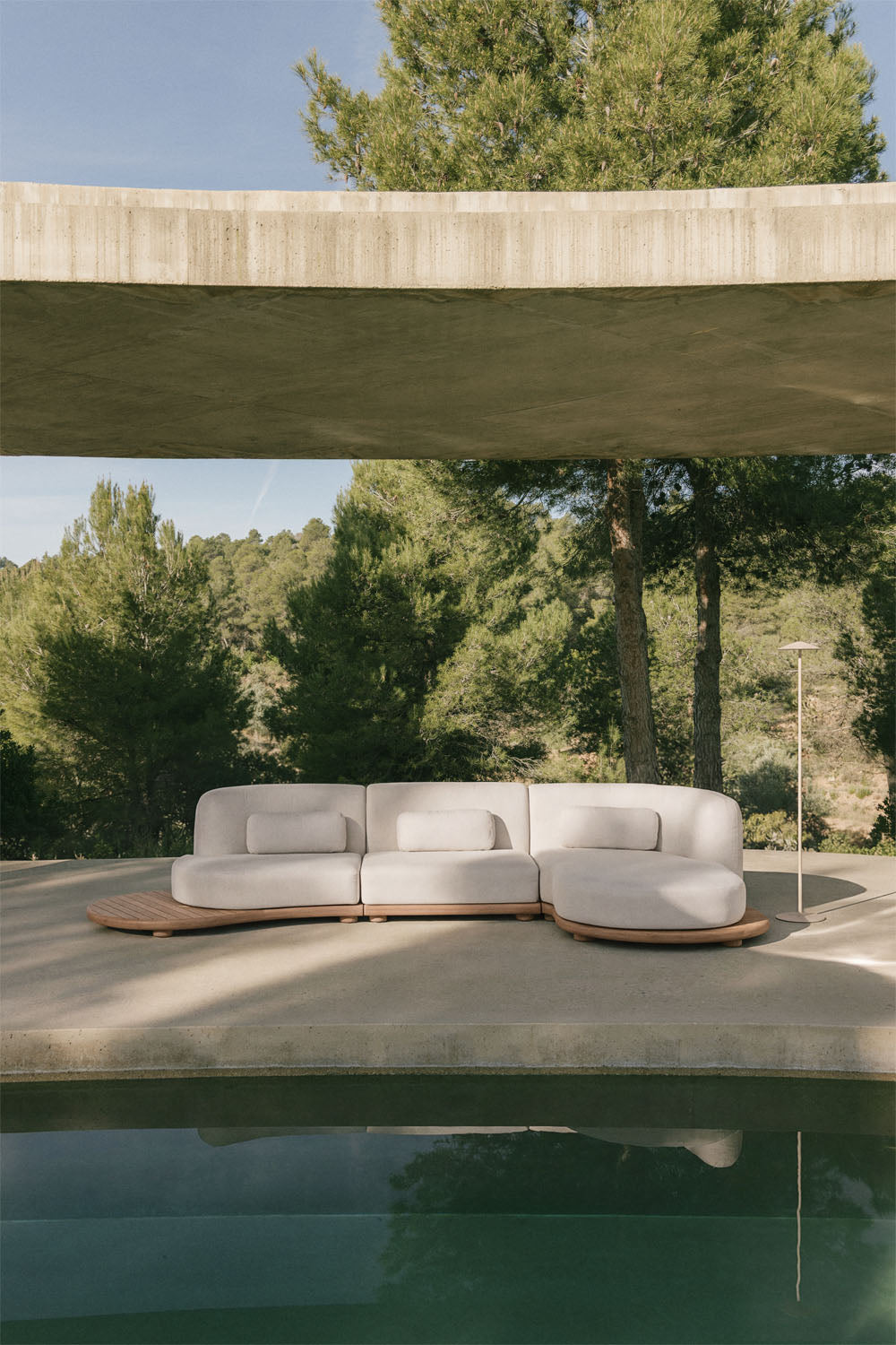 Sofa NEXO, 3 dalių su šezlongu