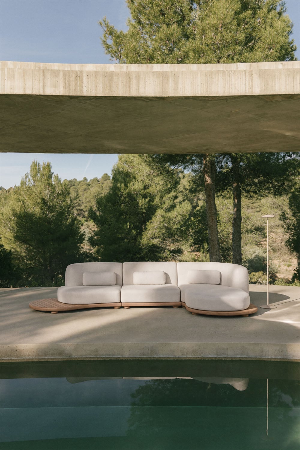 Sofa NEXO, 3 dalių su šezlongu