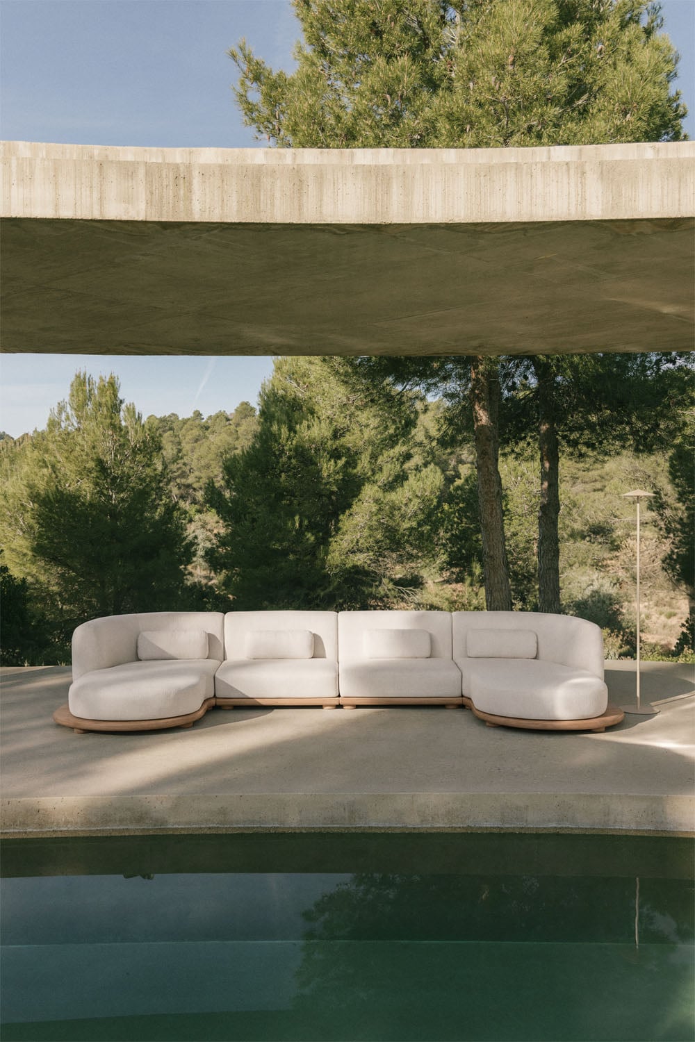 Sofa NEXO, 4 dalių su šezlongu