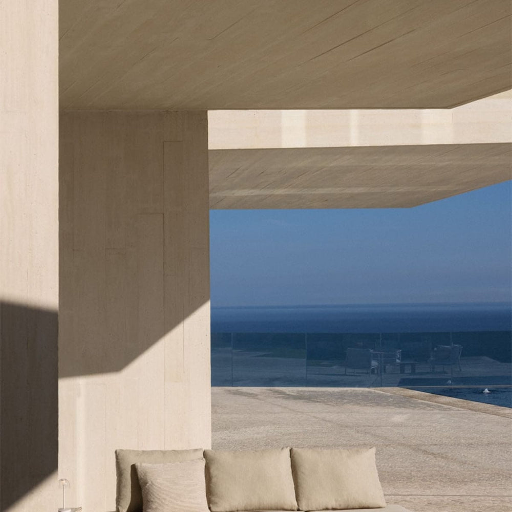 Sofa TRIVIA, three-seater, cream and mocha brown