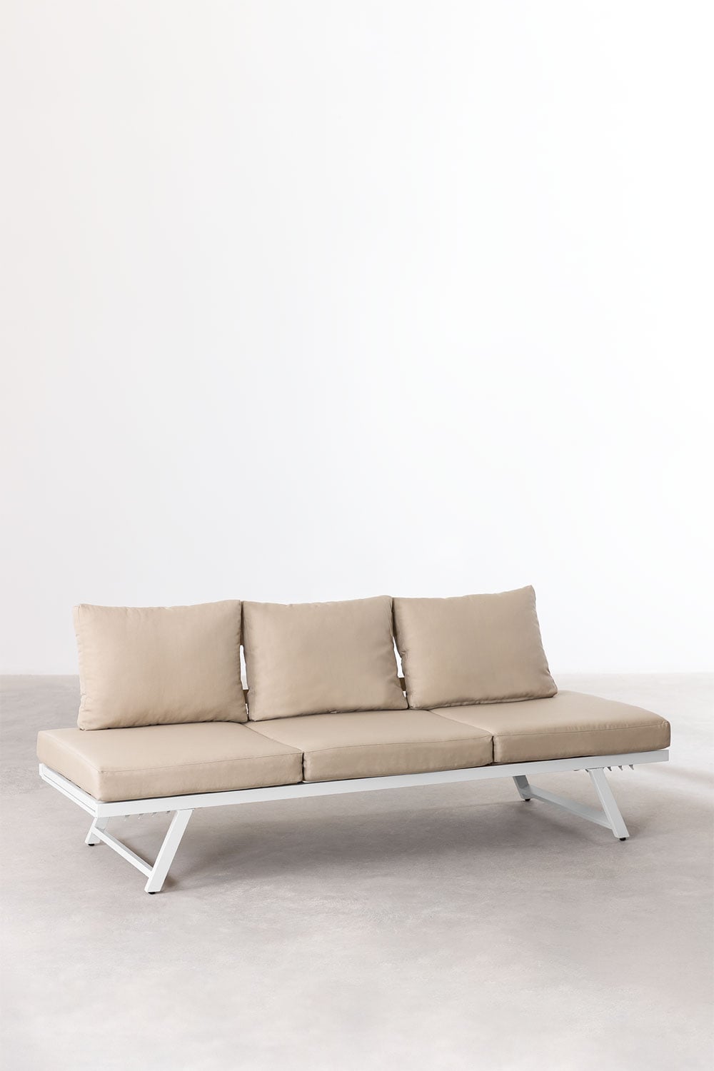Sofa TRIVIA, three-seater, cream