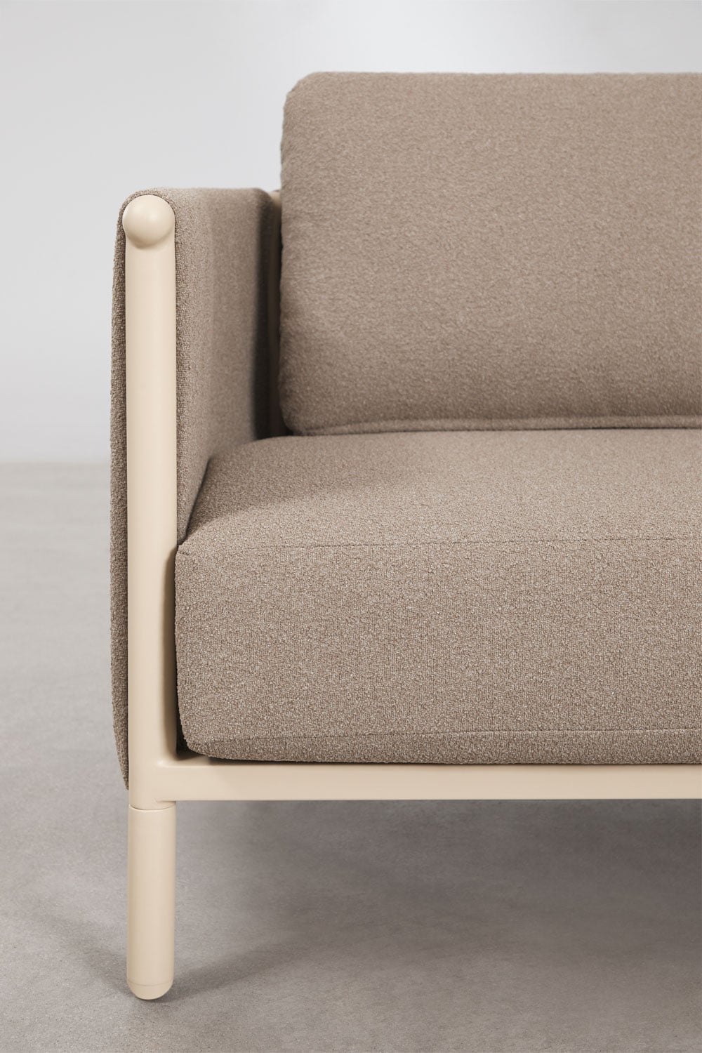 Lauko trivietė sofa DUNA, kreminė