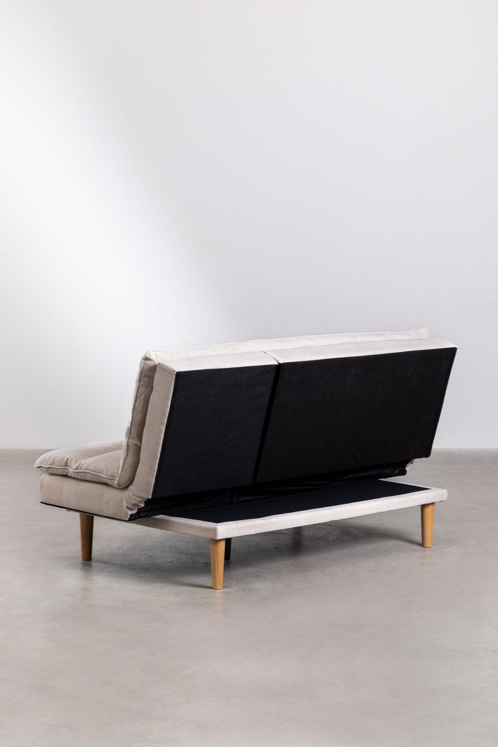 Dvivietė sofa-lova VEKA sėdynės krašto vaizdas