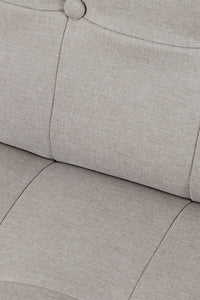 Sofa-lova BRIONA realioje aplinkoje, betono pilka linas
