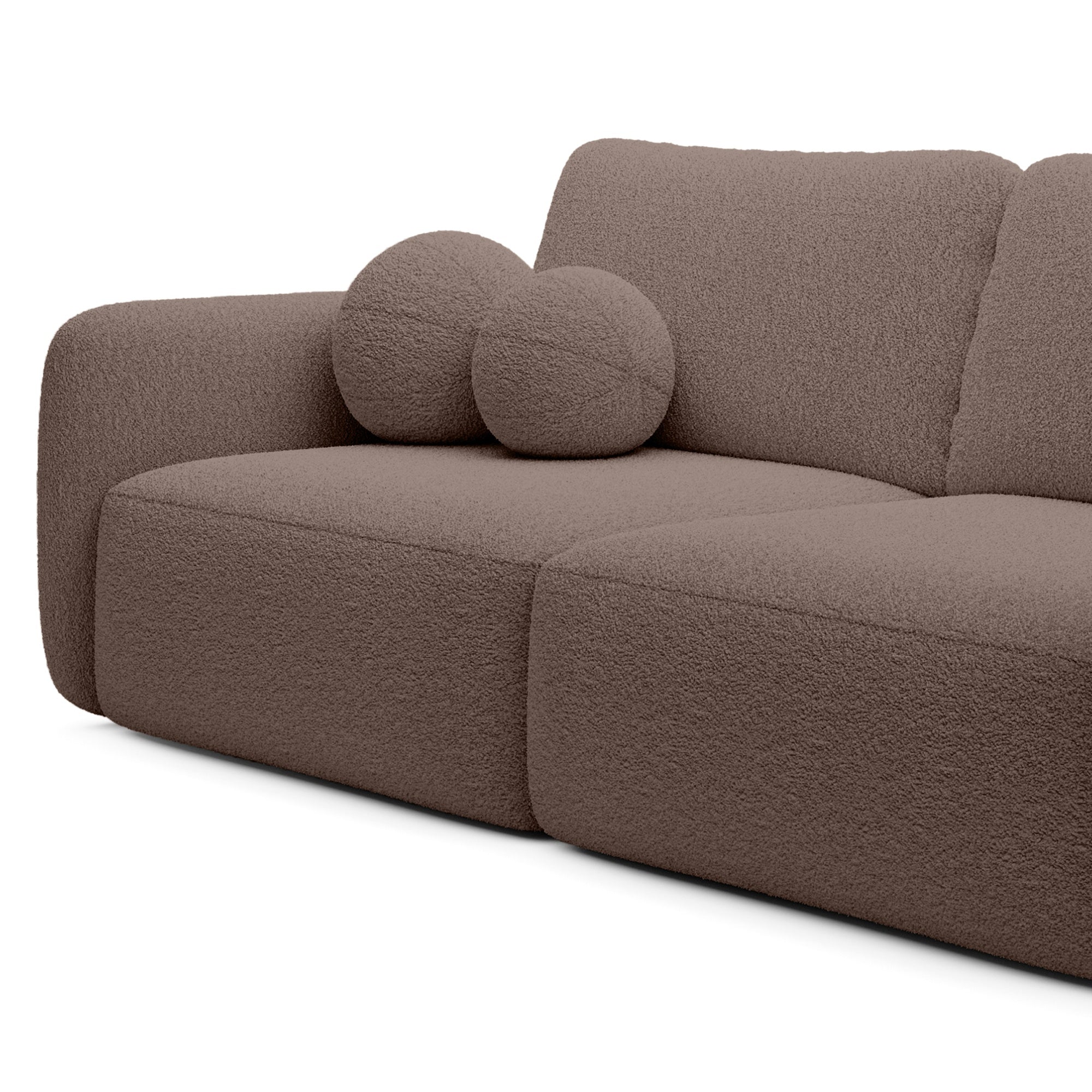Sofa BOSE, ruda, boucle