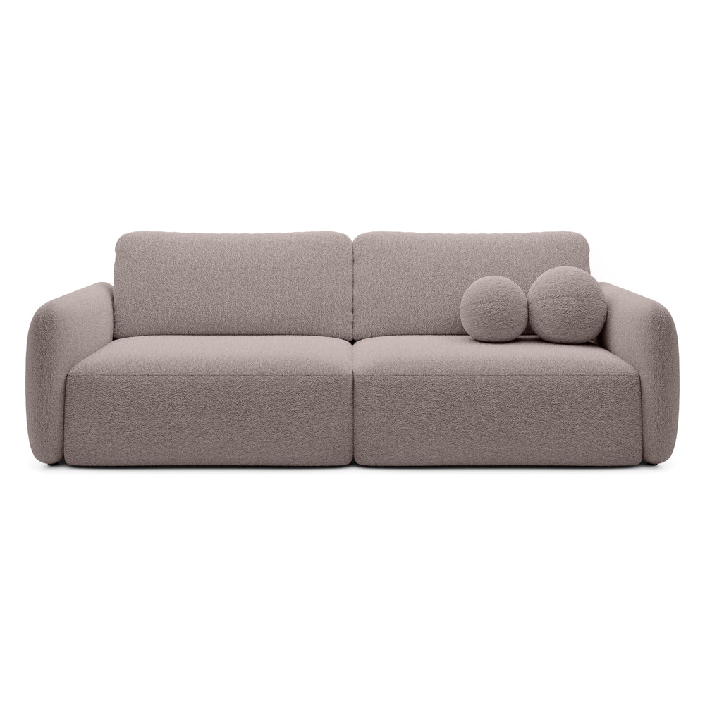 Sofa BOSE, ruda pilka, boucle