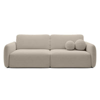 Sofa-lova LEVANTE, šviesiai smėlio, boucle