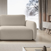 Sofa-lova LEVANTE, šviesiai smėlio, boucle