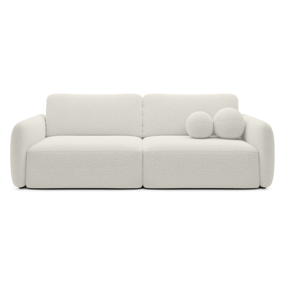 Sofa BOSE, kreminė, boucle