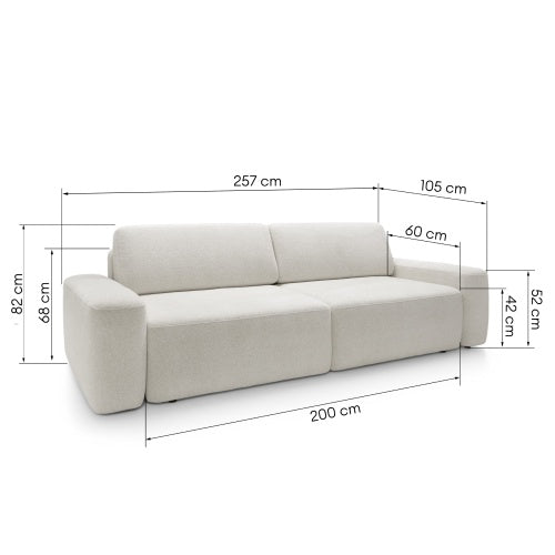 Sofa lova su daiktadeze bustle balta – aukščiausios kokybės svetainės baldai | namuideja.lt | sofos, baldai, svetaines baldai