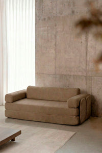 Sofa-lova PAULENA, kupranugario spalvos velvetas