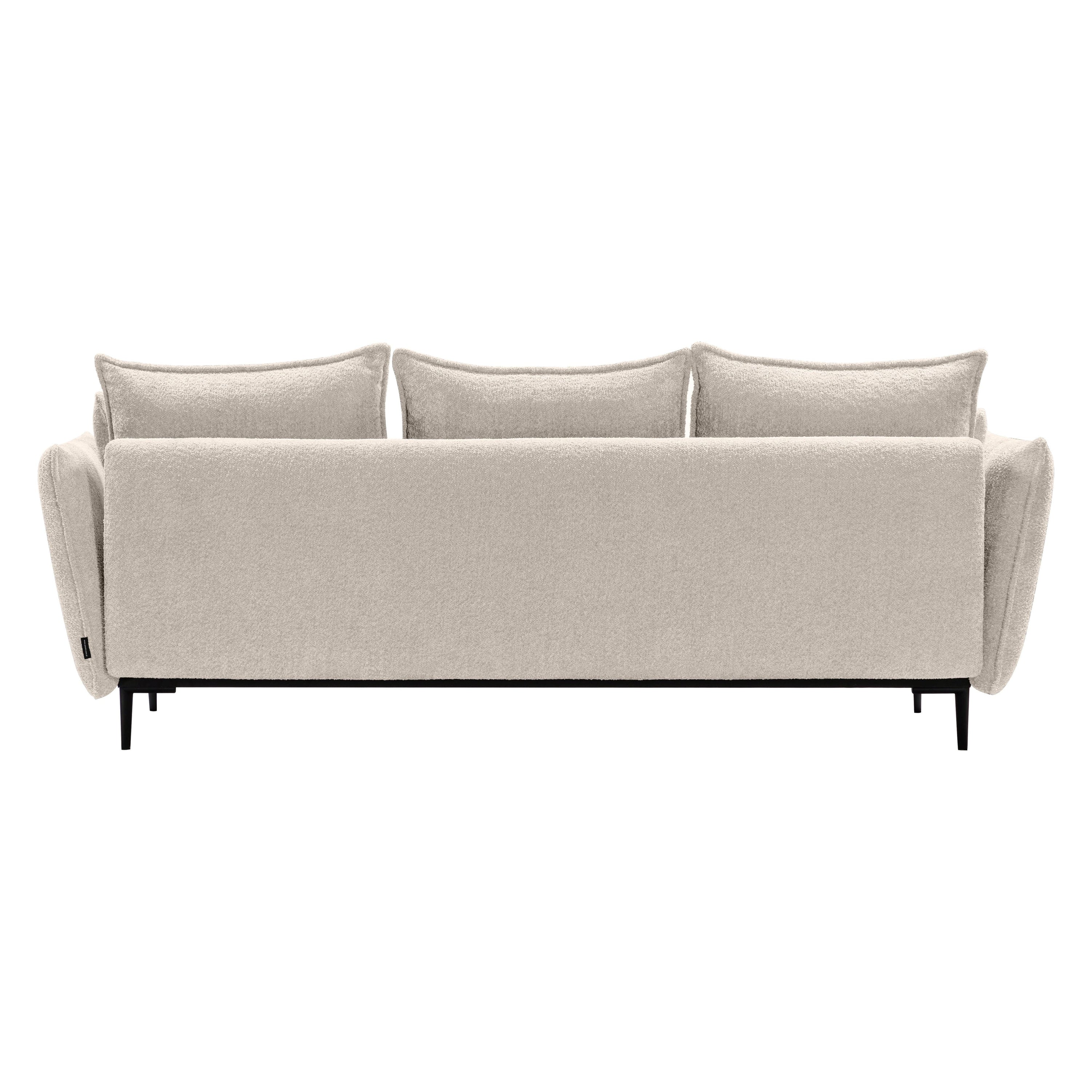 Sofa-lova GLOSS, smėlinė-pilka boucle