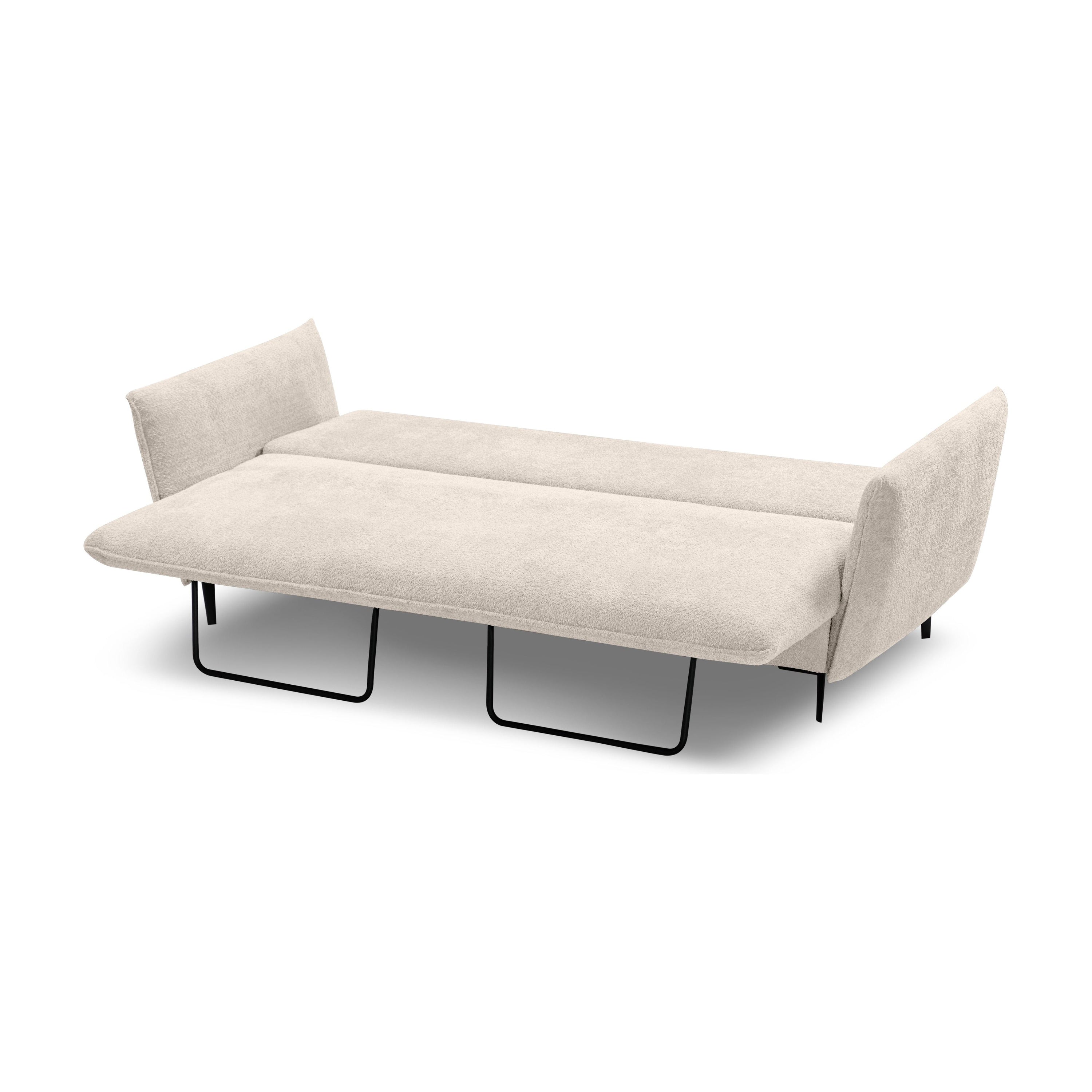 Sofa-lova GLOSS, smėlinė-pilka boucle