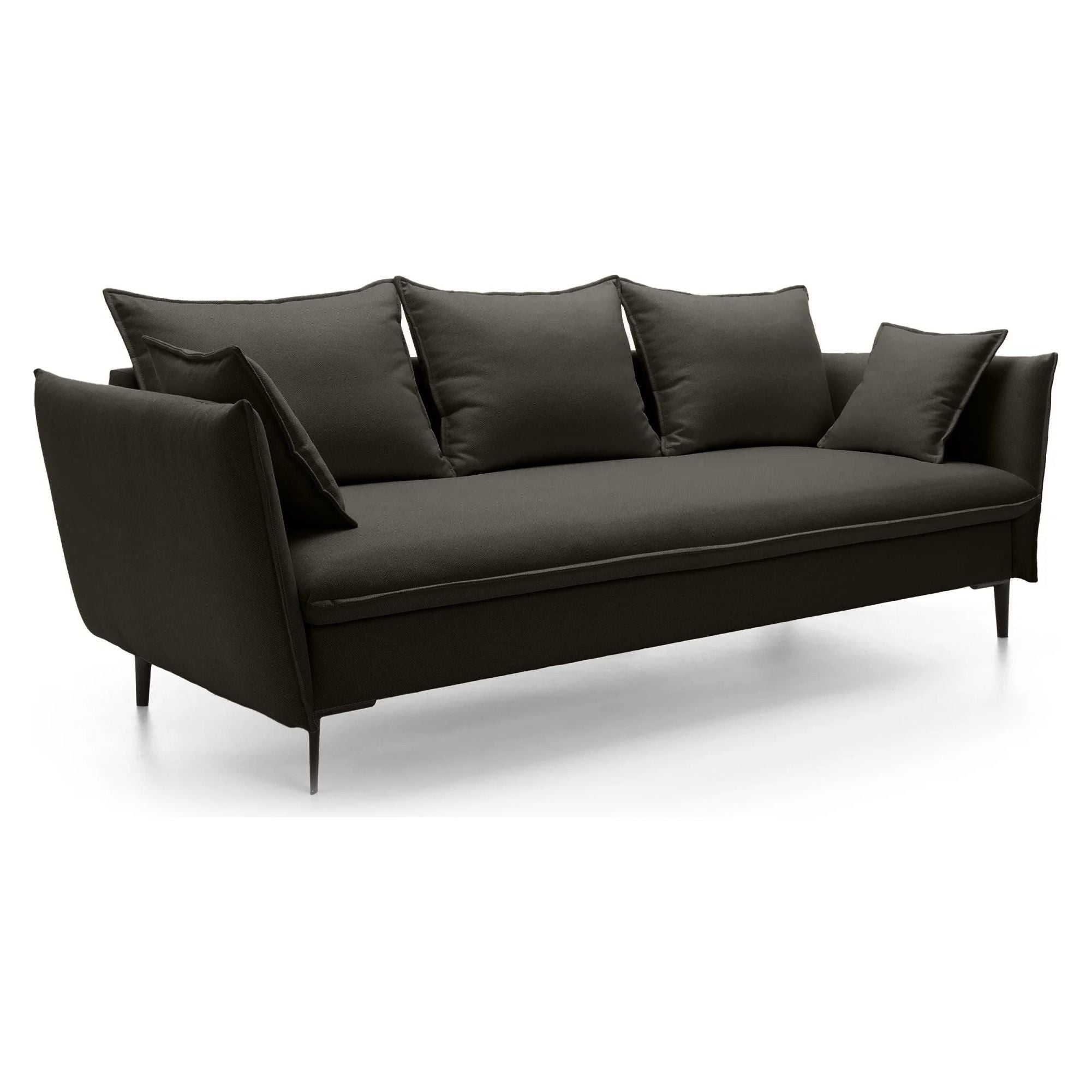 Sofa-lova GLOSS, tamsiai ruda, veluras