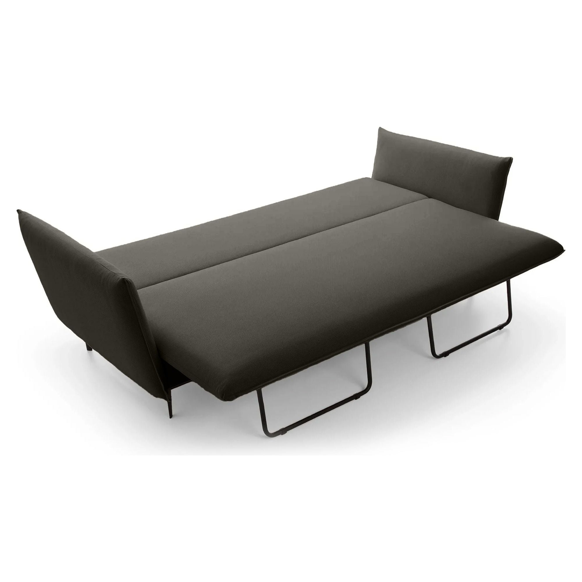 Sofa-lova GLOSS, tamsiai ruda, veluras