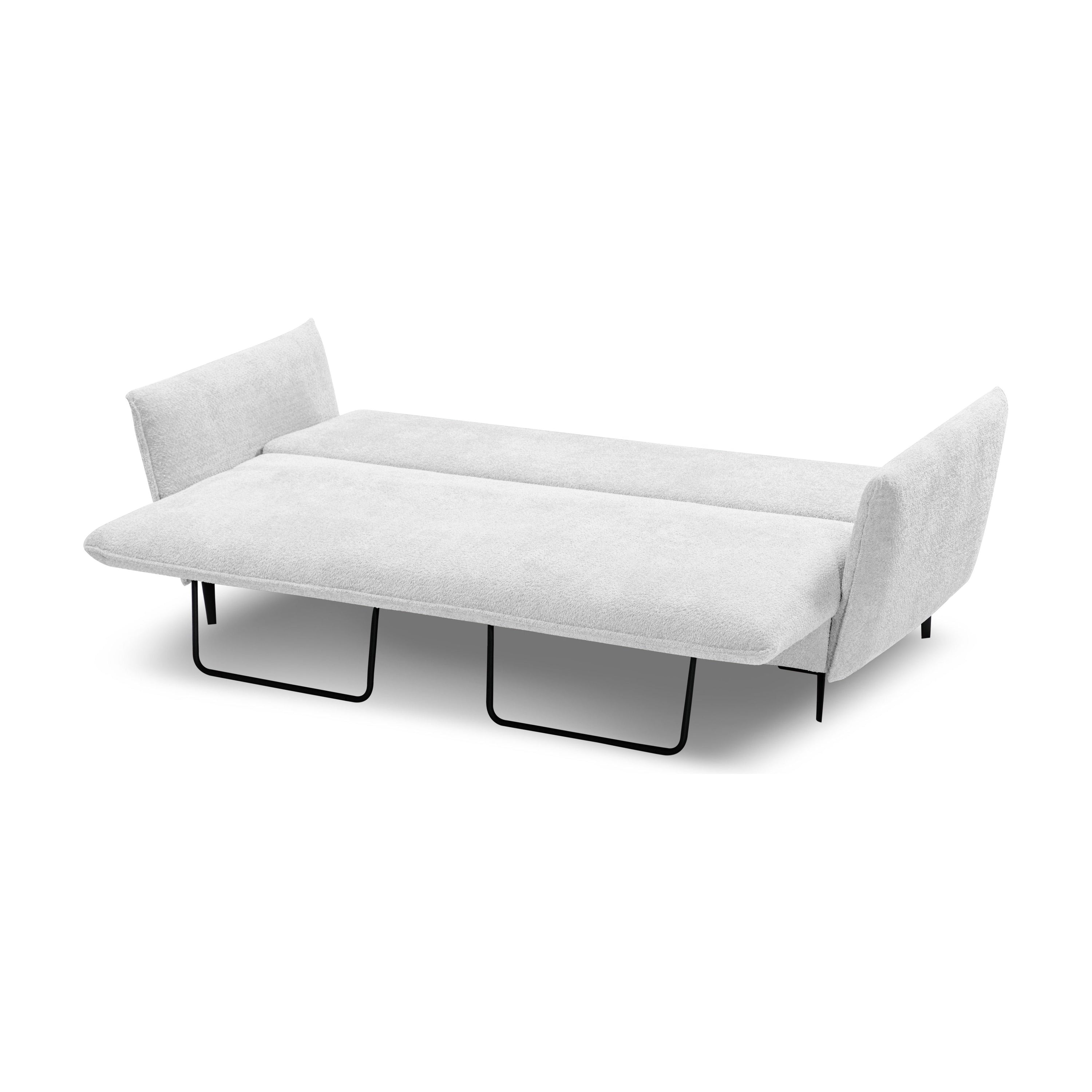 Sofa-lova GLOSS, šviesiai pilka boucle