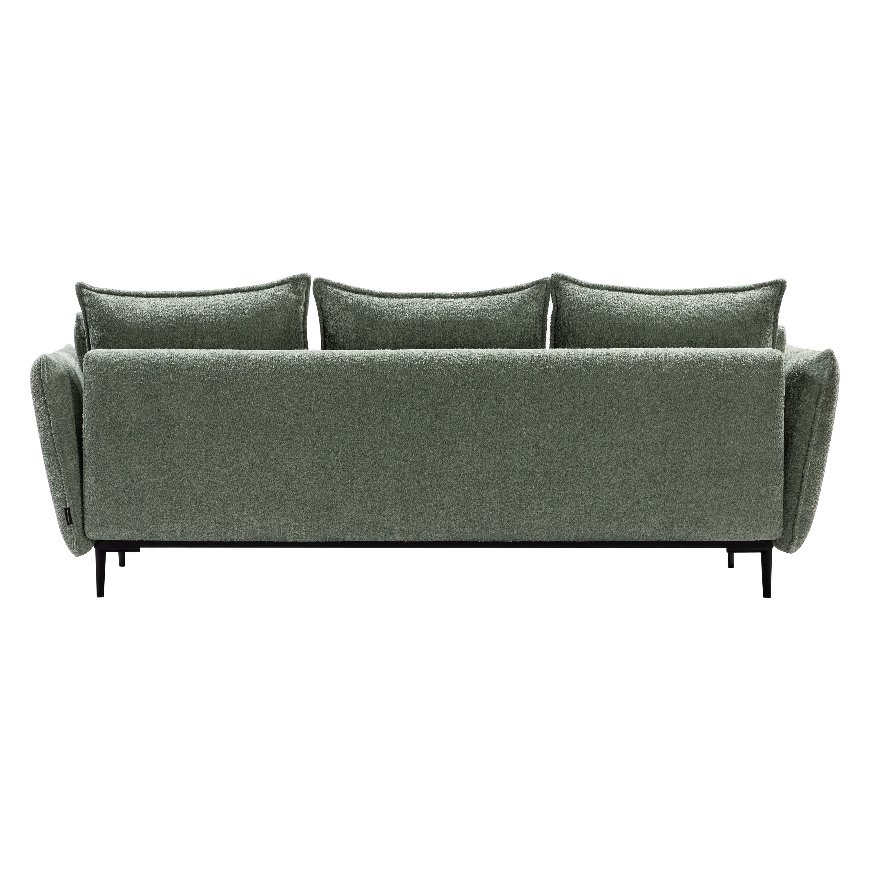 Sofa-lova GLOSS, pistacijų žalia boucle