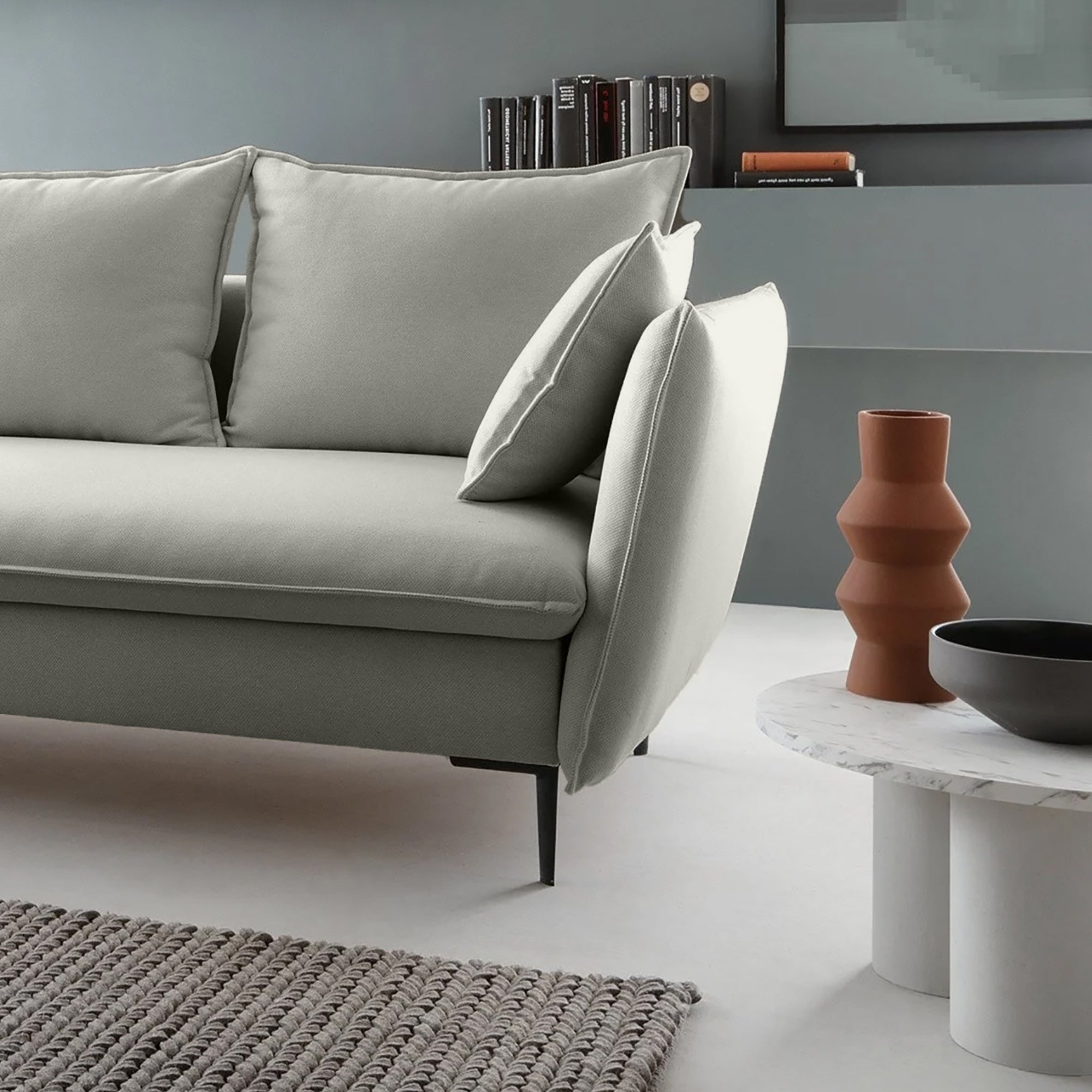 Sofa-lova GLOSS, pilka, veluras