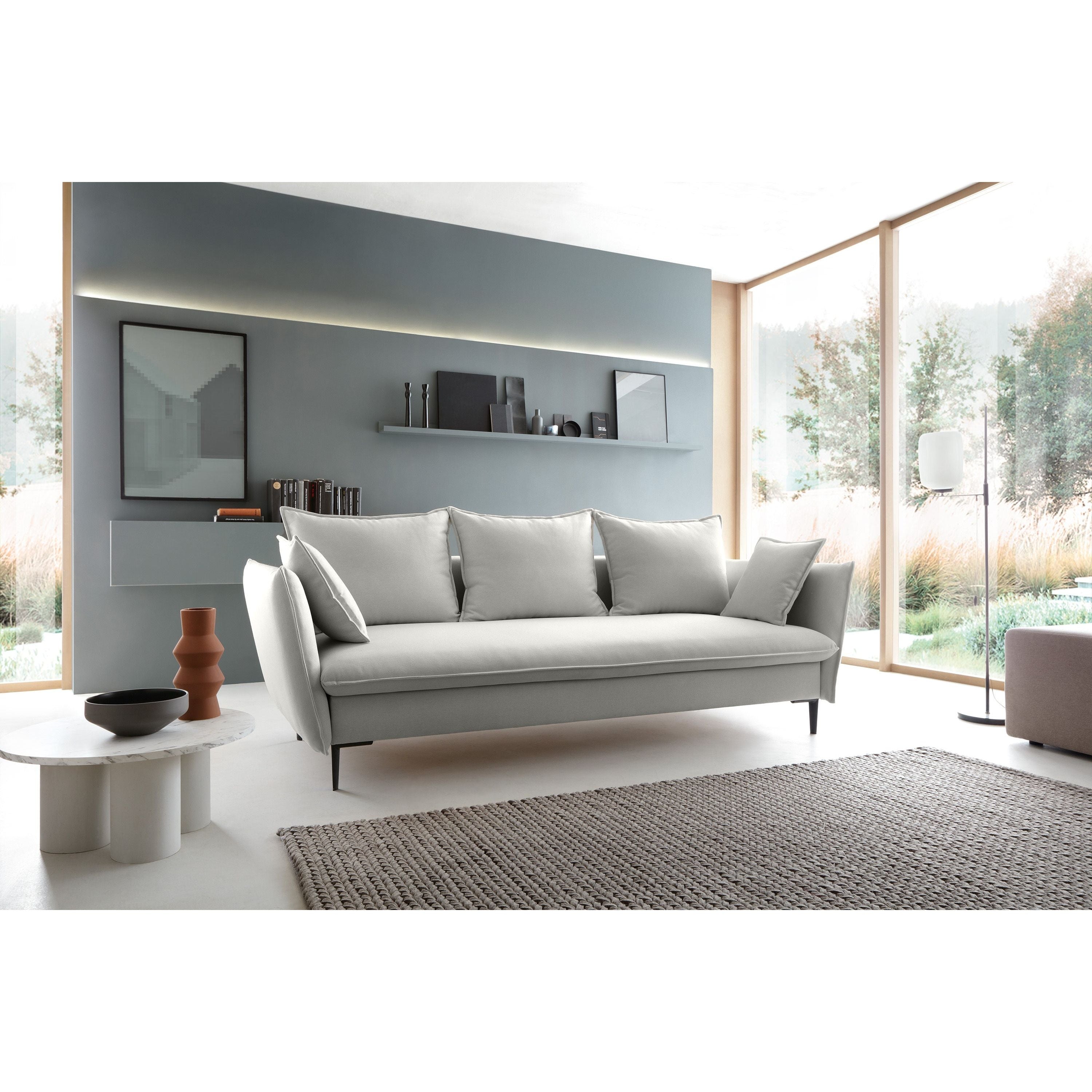 Sofa-lova GLOSS, šviesiai pilka
