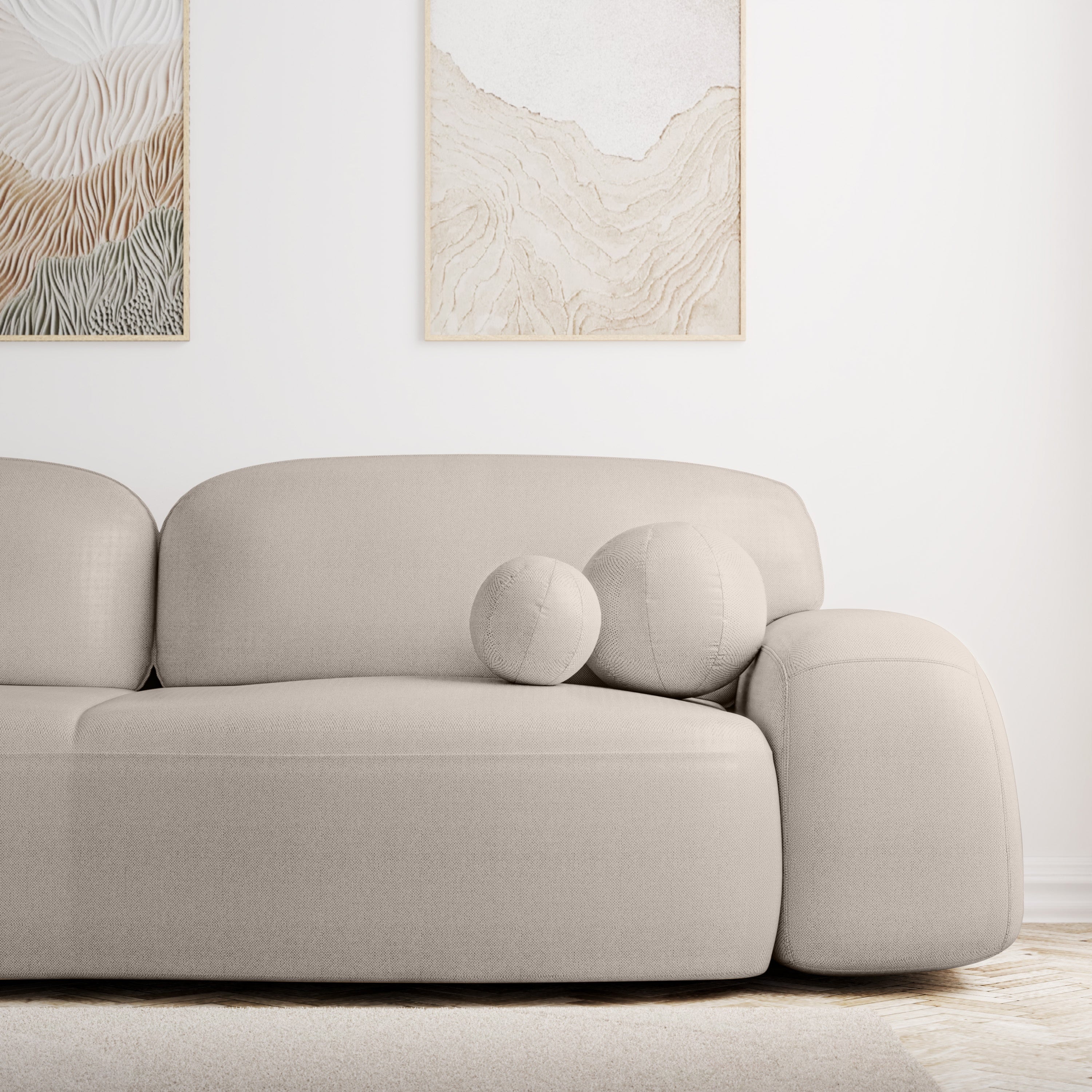 Sofa lova IZU, pilka spalva