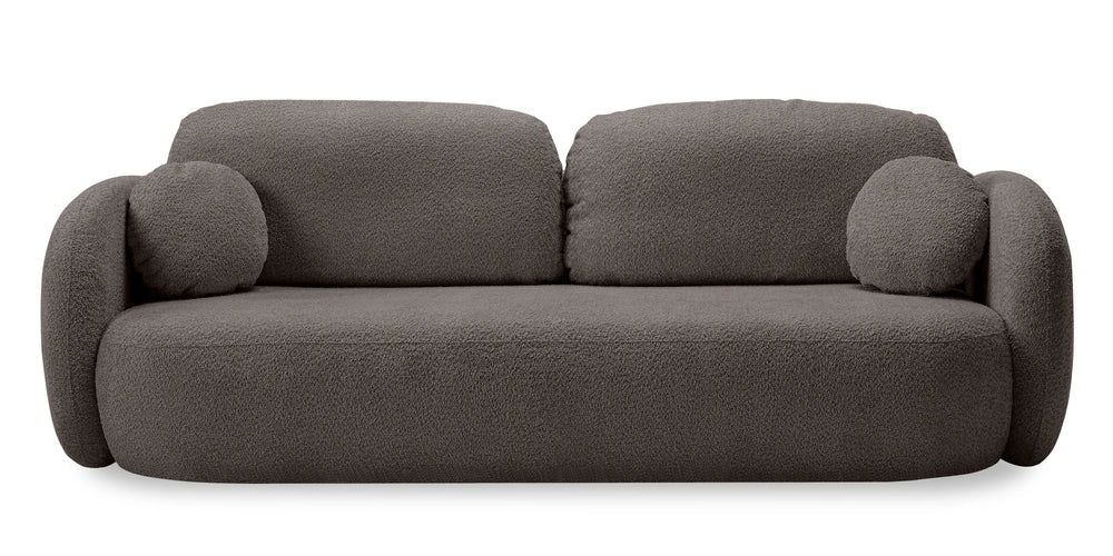 Sofa lova OLIO, ruda bouclé