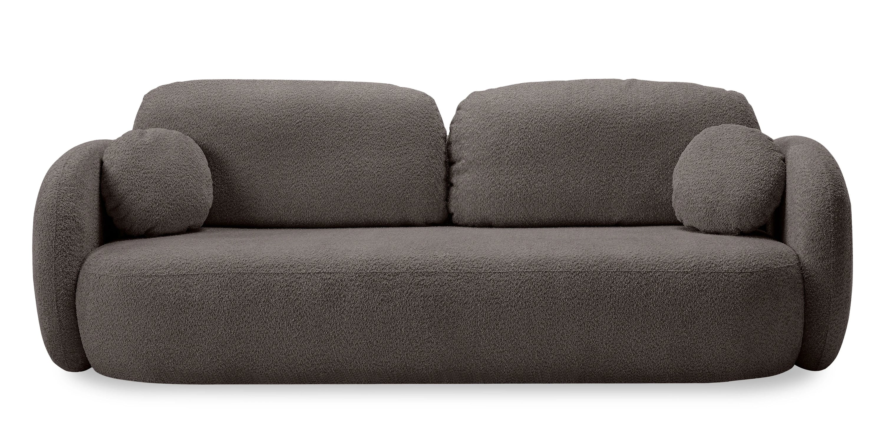 Sofa lova OLIO, ruda bouclé