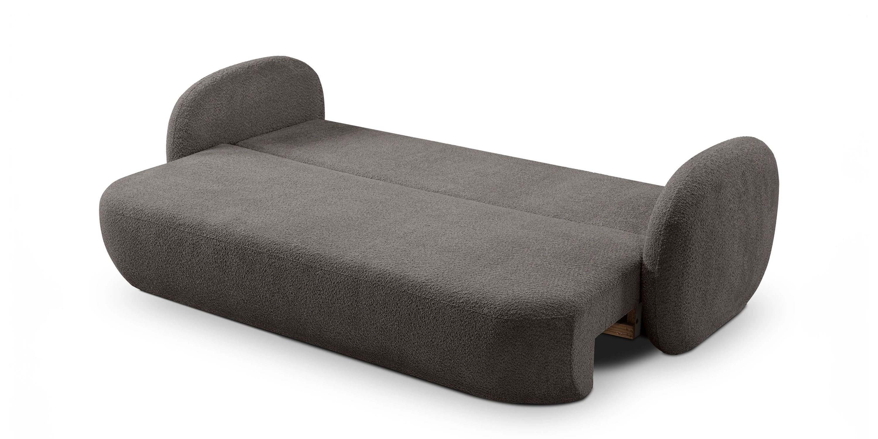 Sofa lova OLIO, ruda bouclé