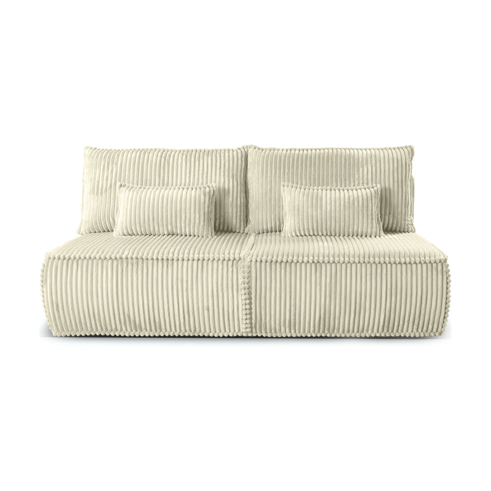 Sofa lova SOFIS, kreminė spalva, išskleidžiama