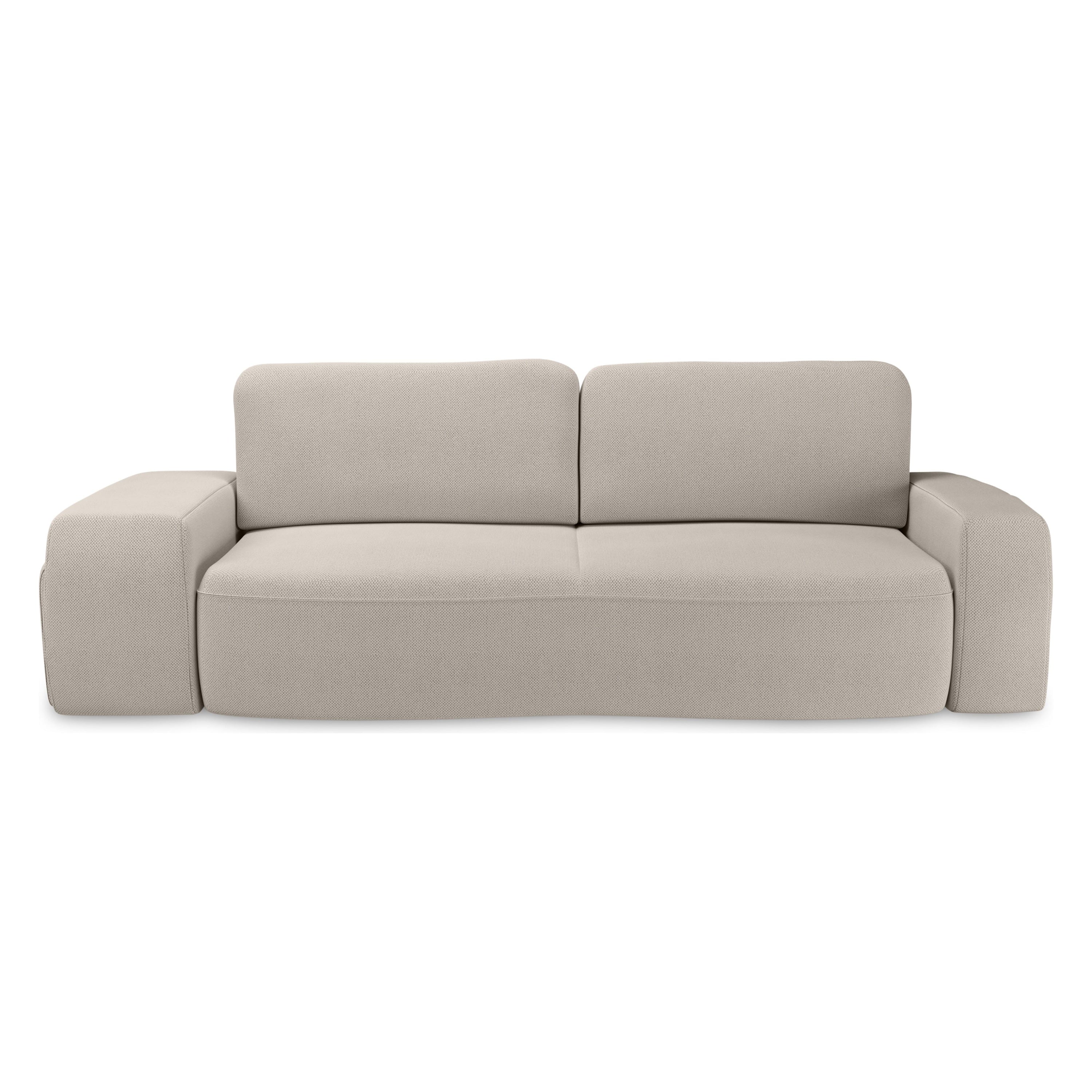 Sofa lova SORTA, smėlio spalvos, išskleidžiama