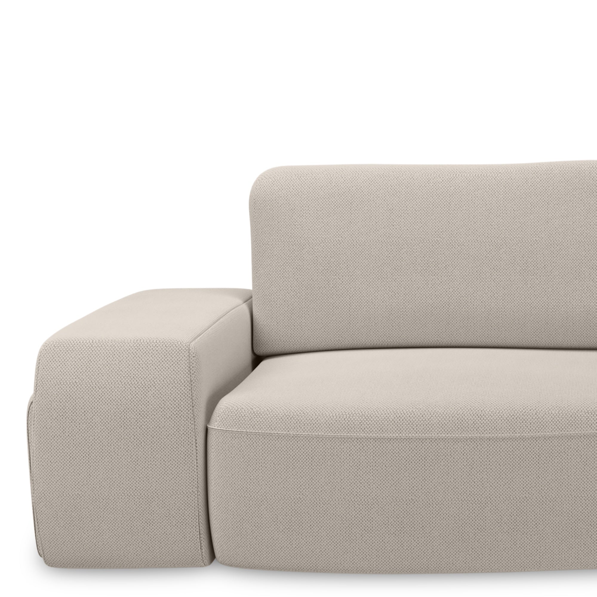 Sofa lova SORTA, smėlio spalvos, išskleidžiama
