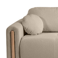 TORONTO kampinė sofa - šviesios spalvos boucle audinys | namuideja.lt | sofos, kampinės sofos, lovos, foteliai