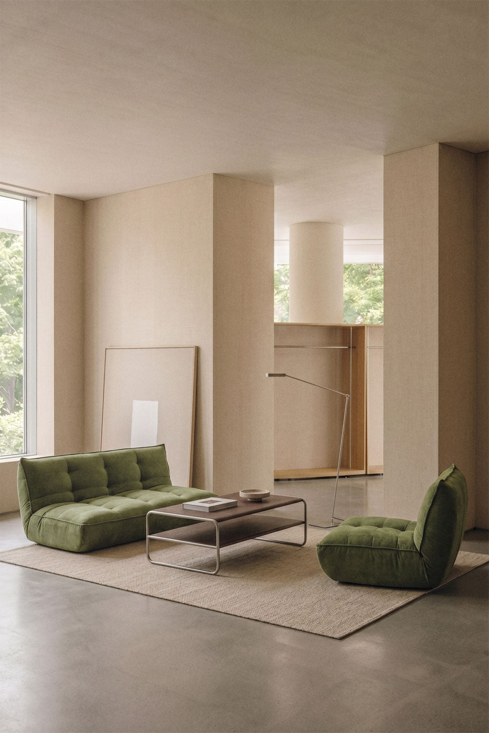 Sofa-lova MATI, pilka