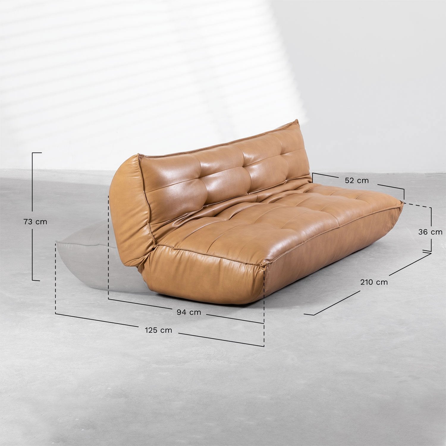 Trijų vietų išskleidžiama sofa MATI