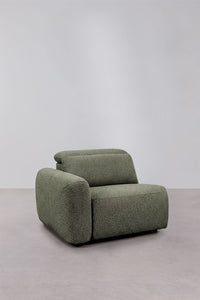 Trivietė elektrinė sofa PEGERA – atspalvio detalė