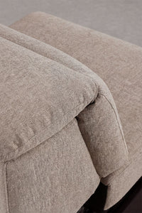 Trivietė elektrinė sofa PEGERA apatinės dalies rakursas